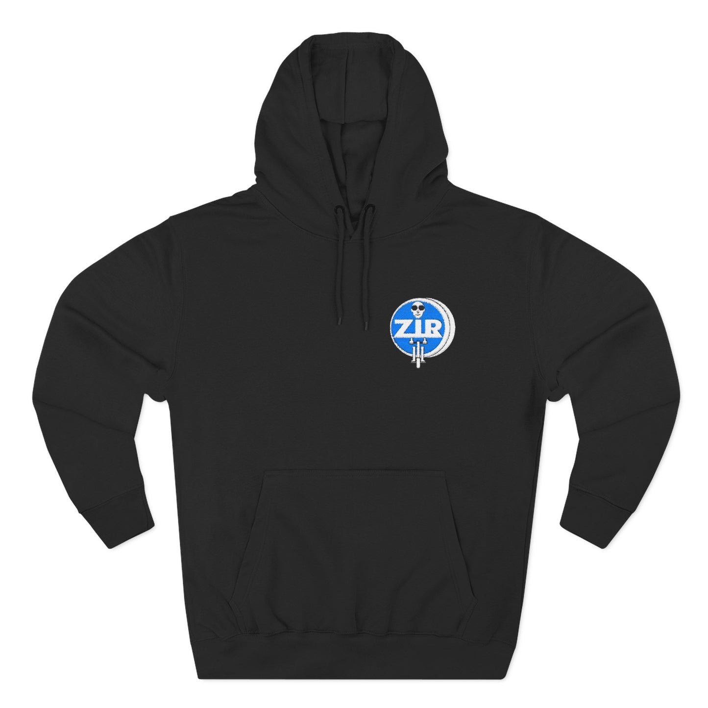 ZIR FLEECE HOODIE - EMBROIDERED