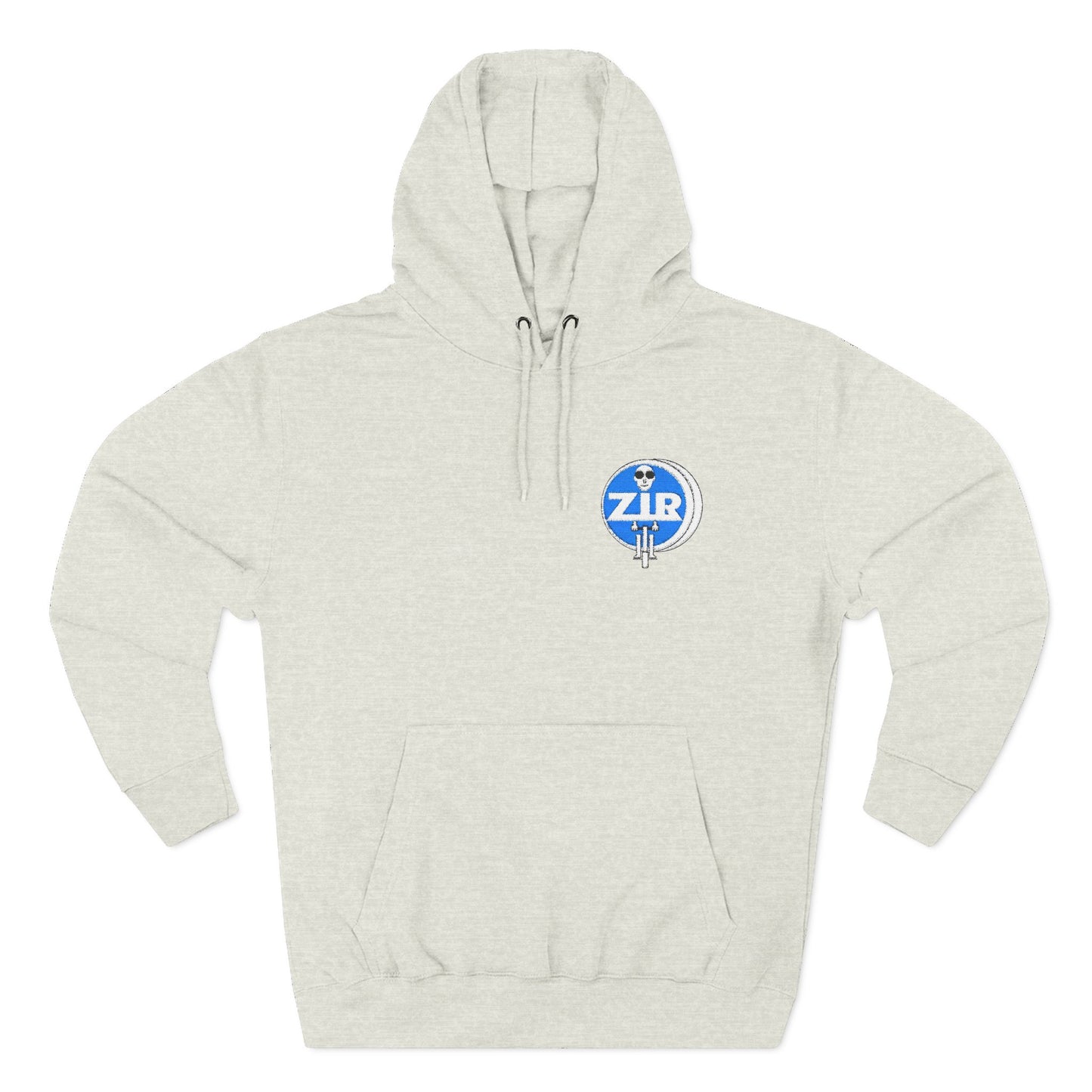 ZIR FLEECE HOODIE - EMBROIDERED